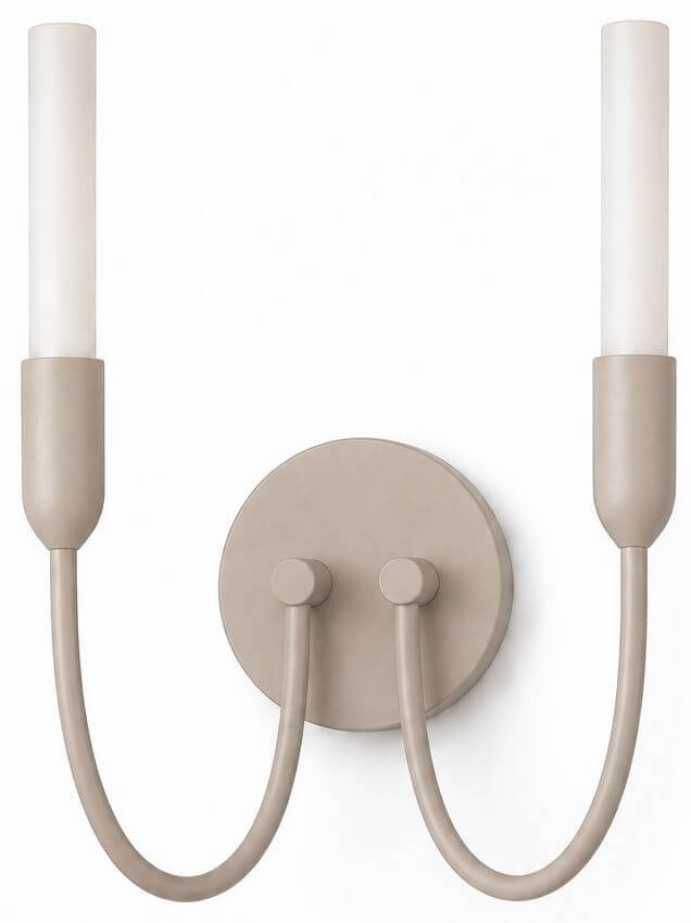 Argon Augustine lampada da parete 2x6 W bianco-beige 7300