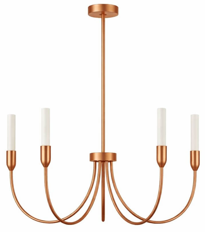 Argon Augustine lampada sospesa 5x6 W bianco-rame 2202