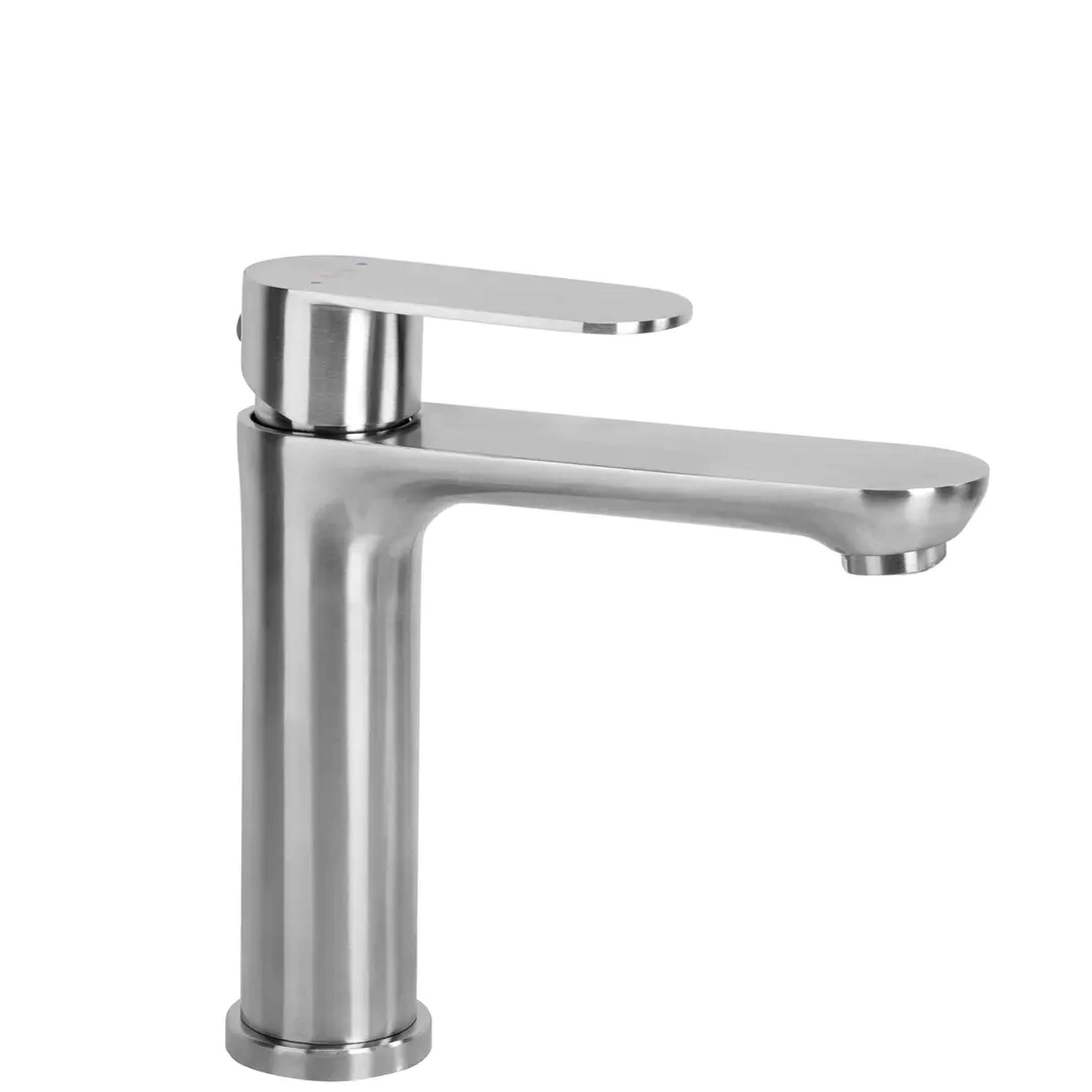Rea Logan rubinetto per lavabo verticale acciaio REA-B6683