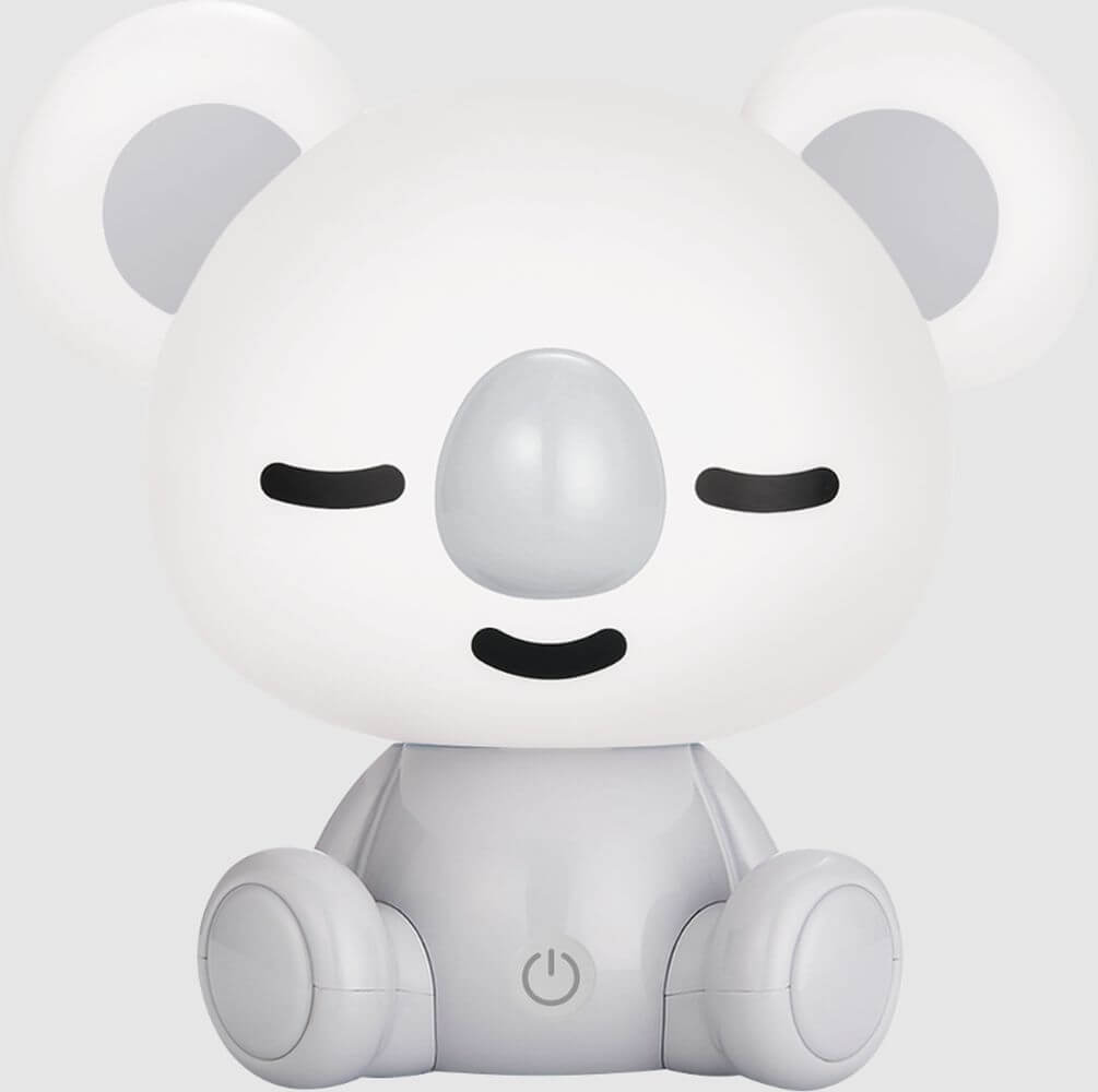 Zuma Line Koala lampada da notte per bambini 1x3 W grigio KDR-611-GR
