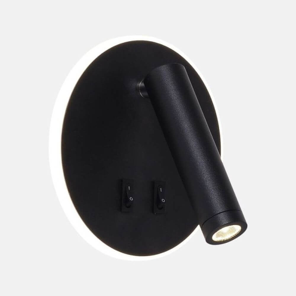 Zuma Line Circa lampada da parete 1x5.5 W nero W4107-BK