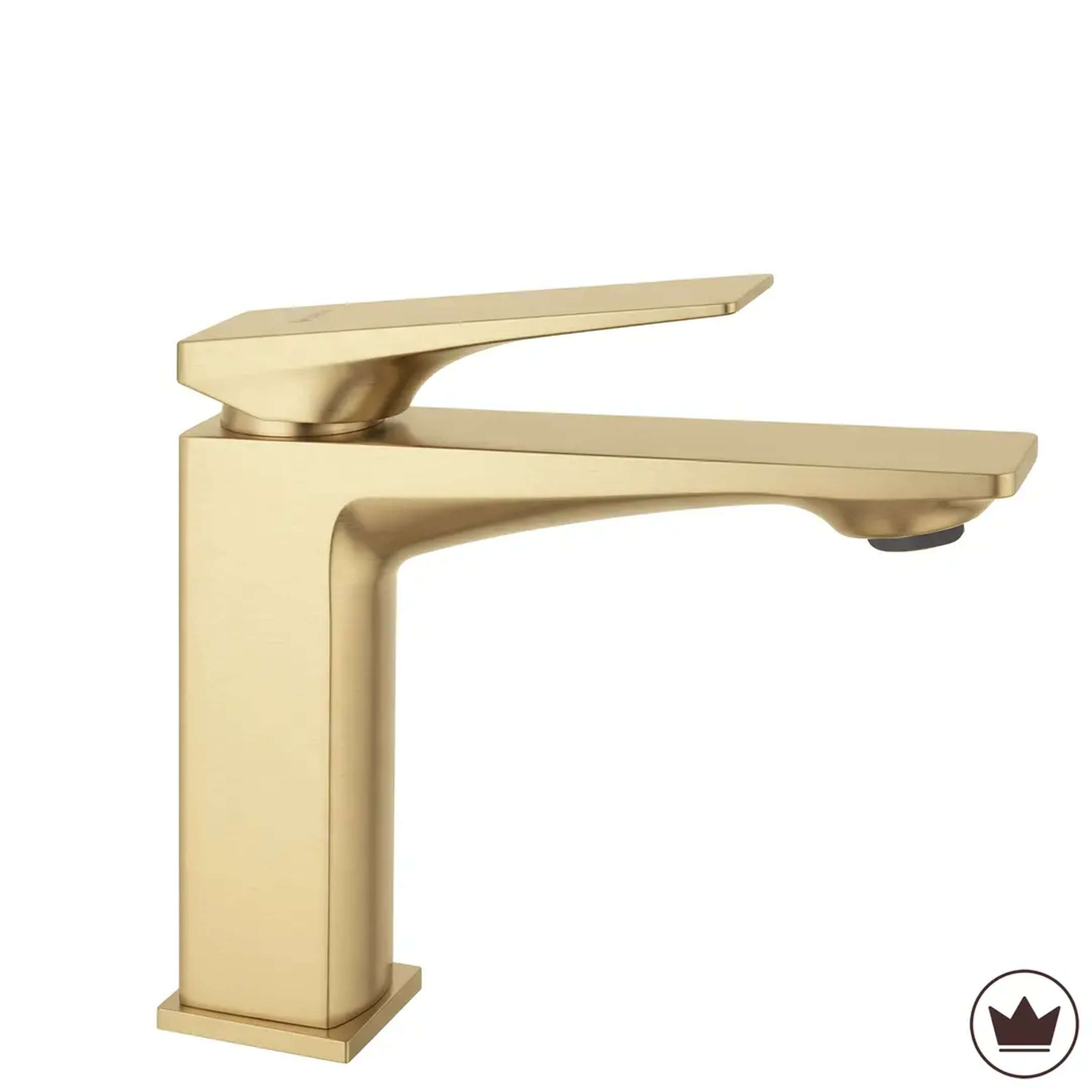 Rea Prime rubinetto per lavabo verticale oro REA-B6775