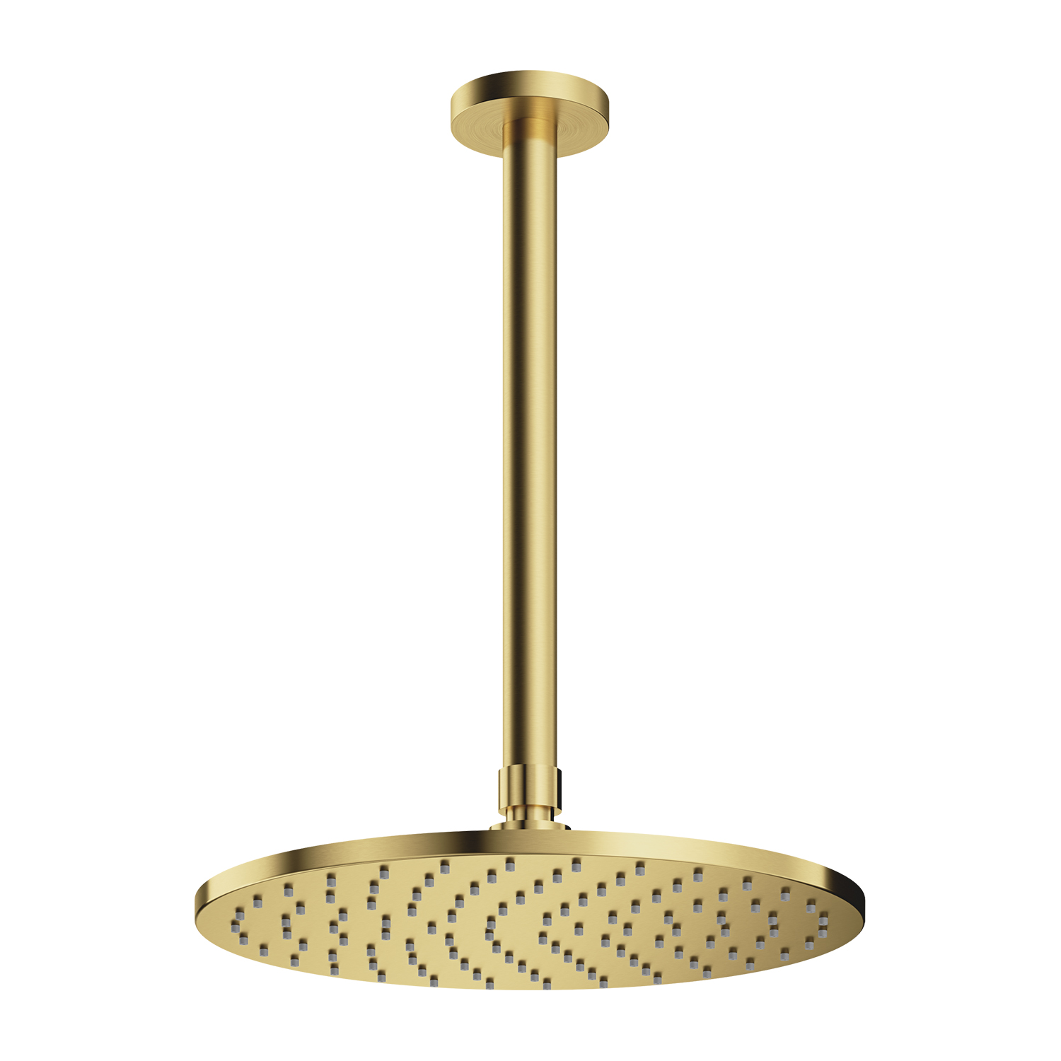 Omnires SlimLine soffione doccia con braccio 25x25 cm rotonda || WSSET1BSB