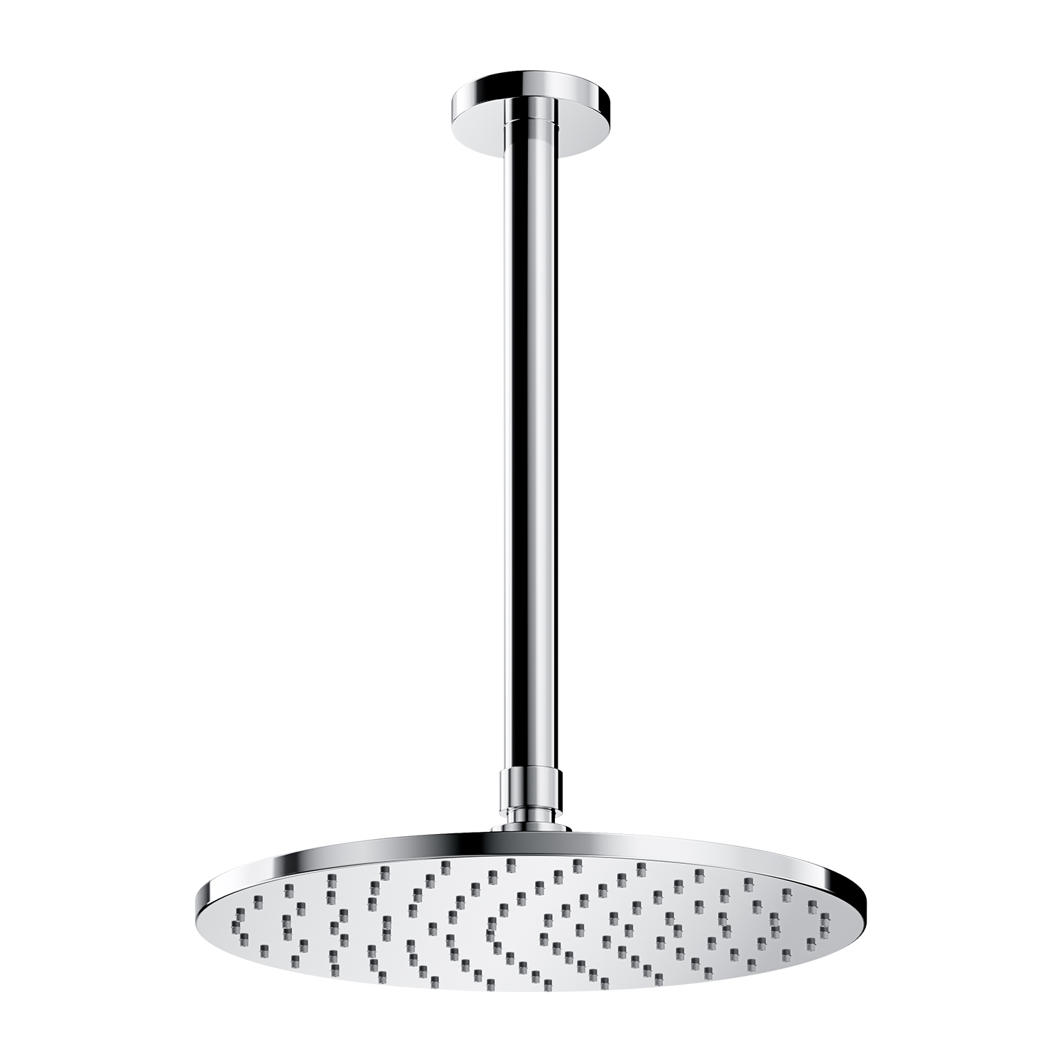 Omnires SlimLine soffione doccia con braccio 25x25 cm rotonda cromo WSSET1CR