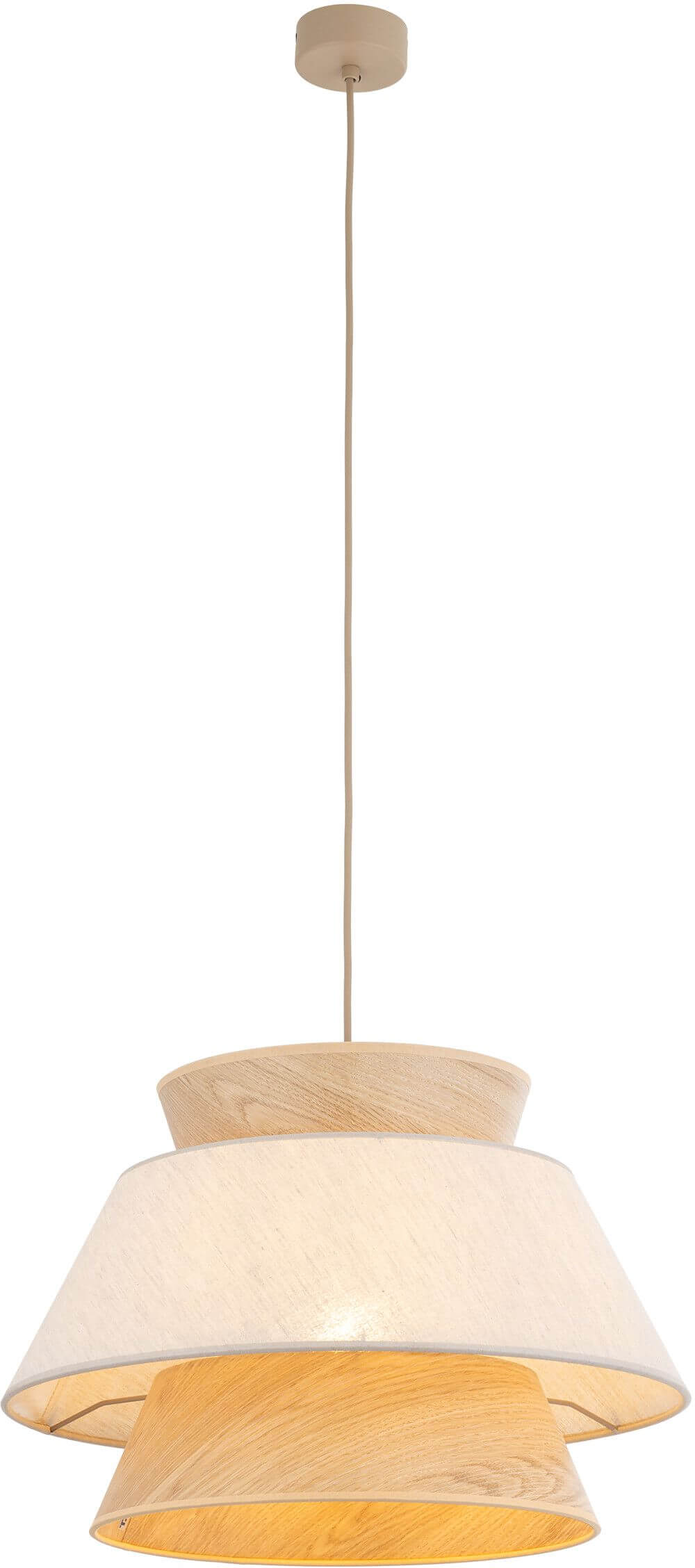 TK Lighting Kalum lampada sospesa 1x15 W beige 11782