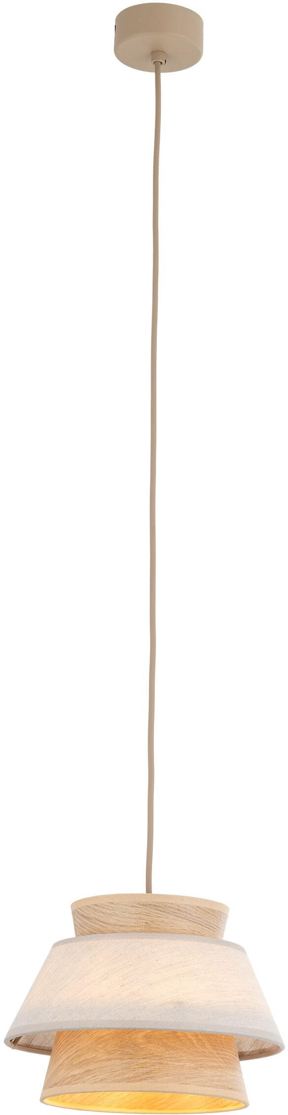 TK Lighting Kalum lampada sospesa 1x15 W beige 11781