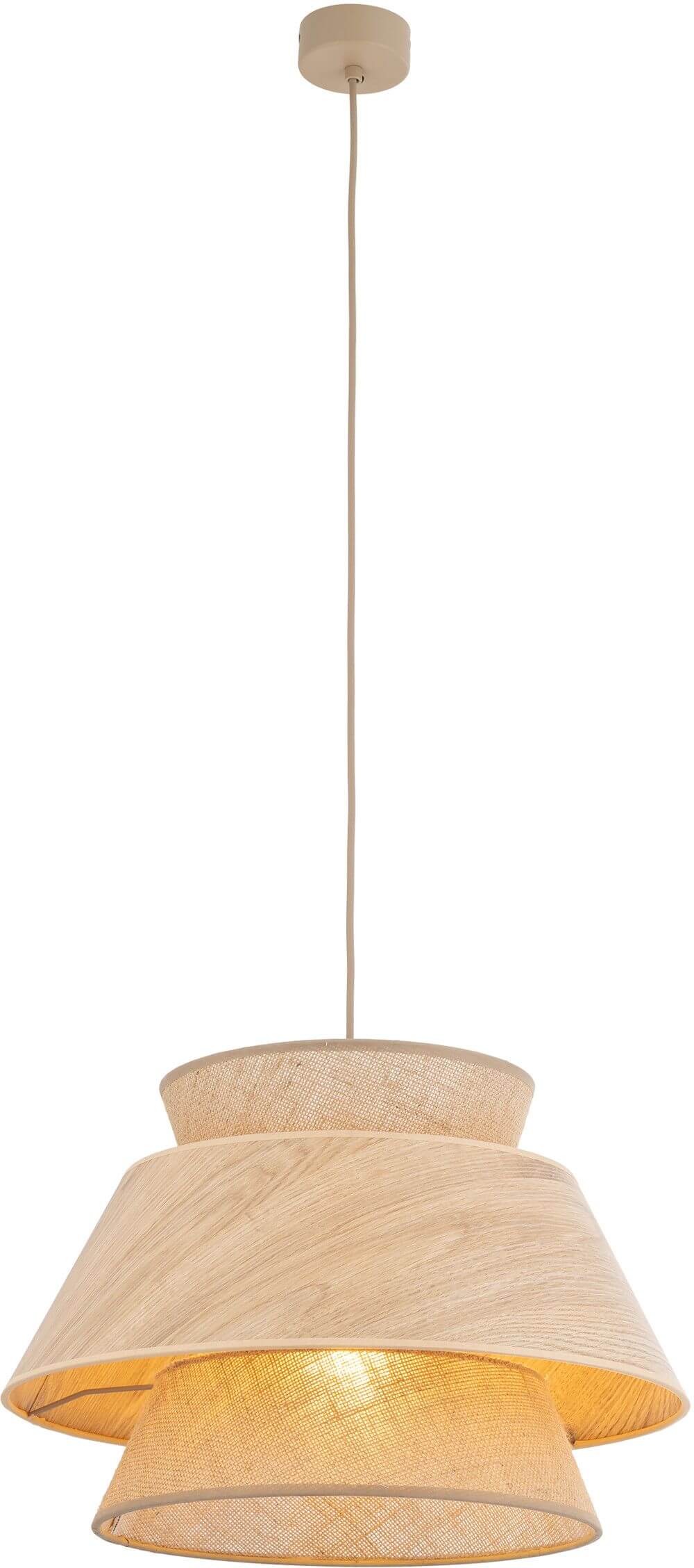 TK Lighting Kalum lampada sospesa 1x15 W beige 11784