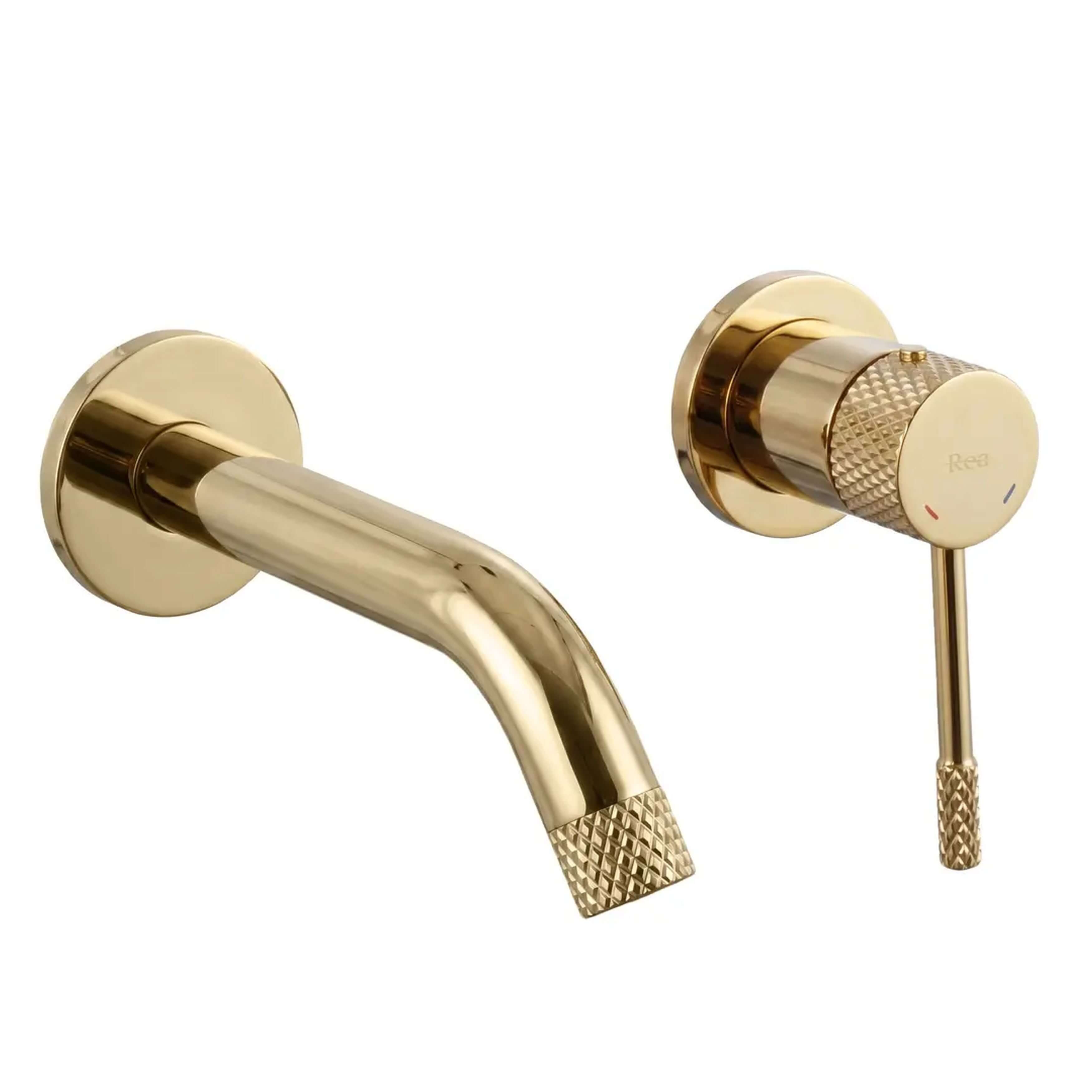 Rea Venti rubinetto per lavabo da incasso oro REA-B9754