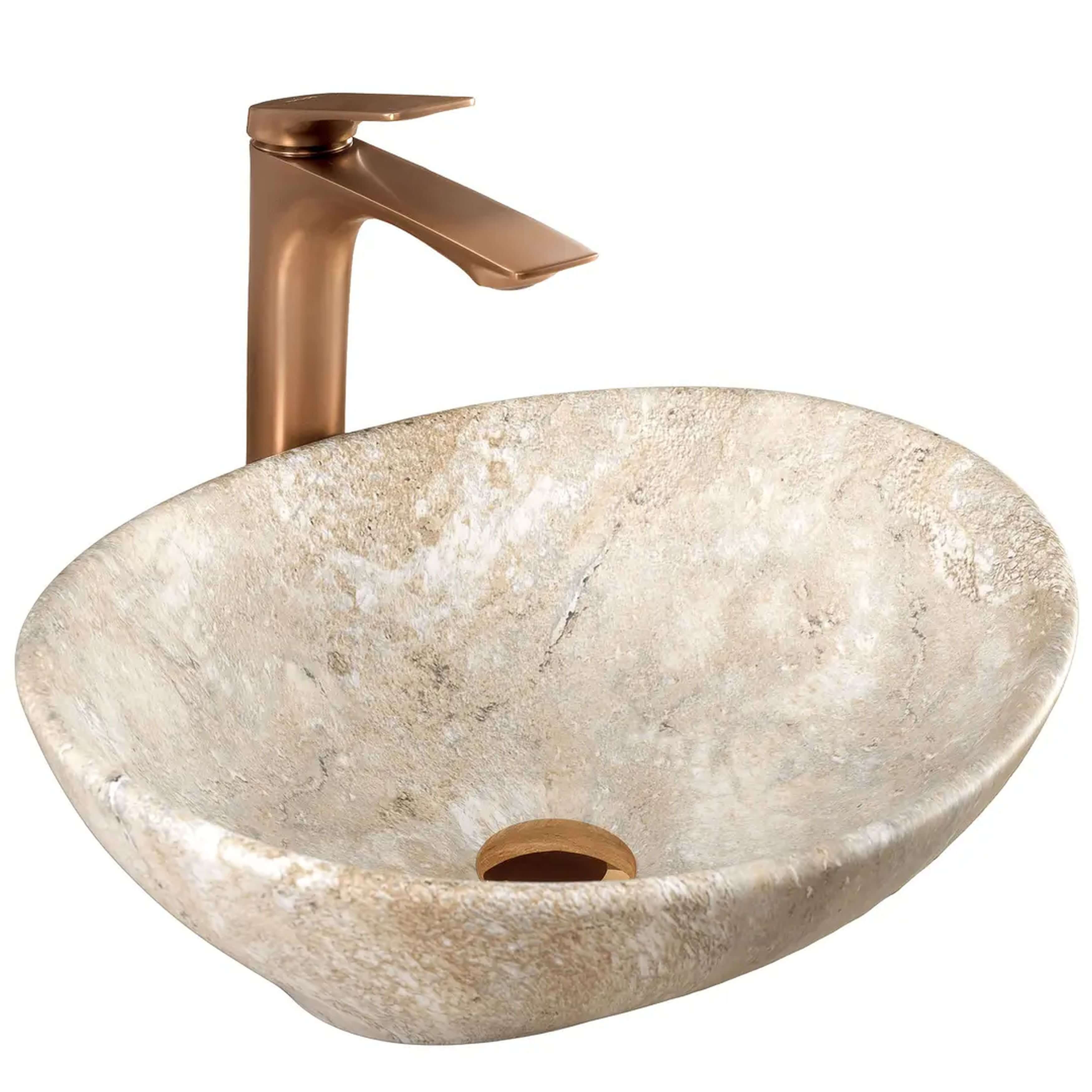 Rea Sofia lavabo 41x34.5 cm ovale da appoggio opaca REA-U6361