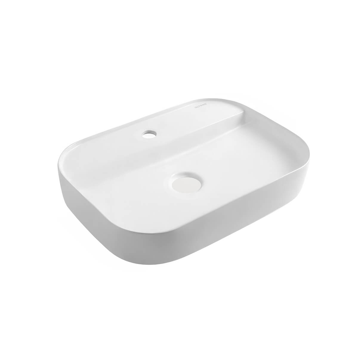 Oltens Dal lavabo 52x41 cm rettangolare da appoggio bianco lucida 40337000