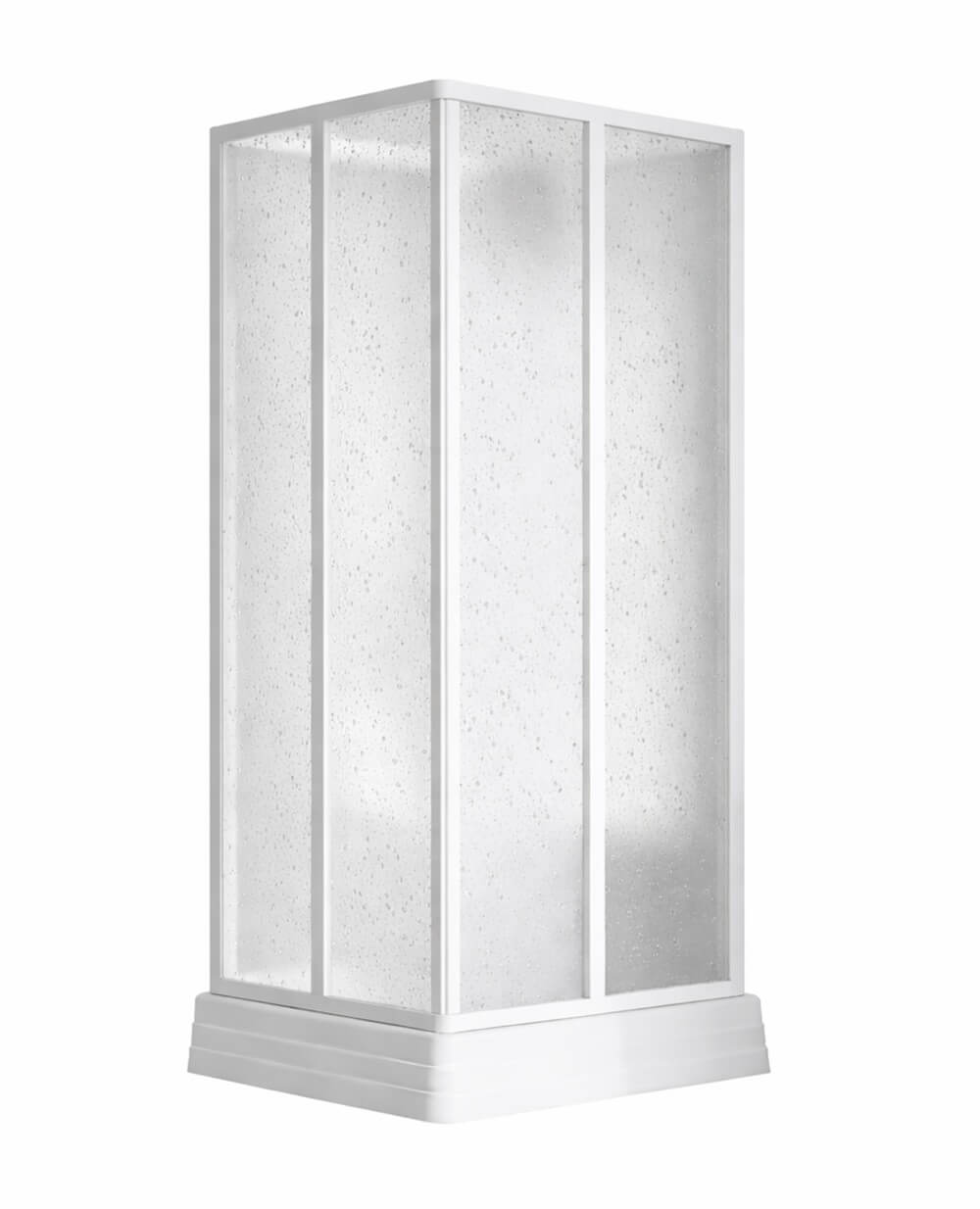 Ravak Supernova box doccia con piatto doccia 90x90 cm quadrato bianco lucida/polistirene 8267711211