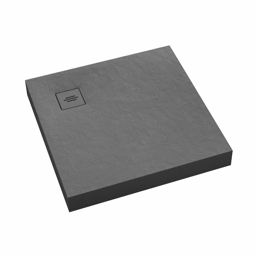 Schedline NonLimits Grey Stone piatto doccia quadrato 80x80 cm grigio 3ST.N1K-8080/S/ST-M1/S/ST