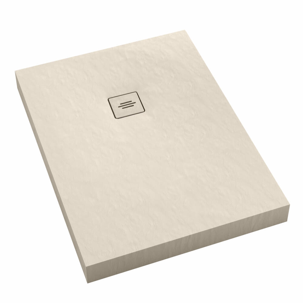 Schedline NonLimits Cashmere Stone piatto doccia rettangolare 90x80 cm beige 3ST.N1P-8090/PK/ST-M1/PK/ST