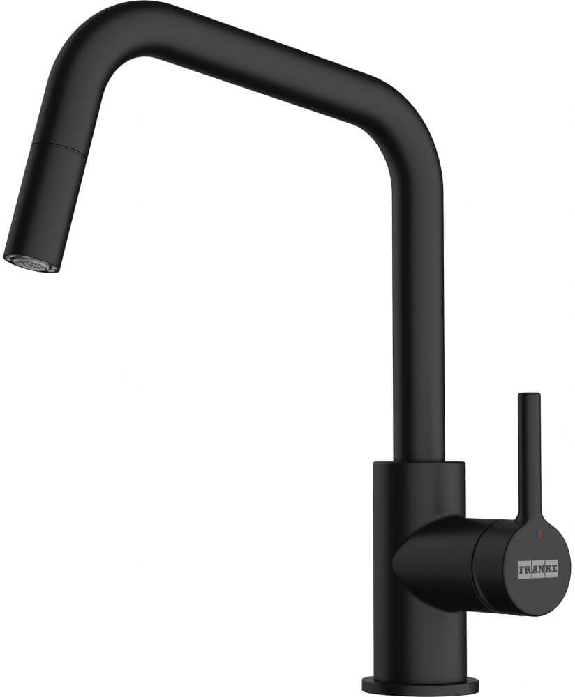 Franke Lina rubinetto da cucina verticale nero 115.0728.477