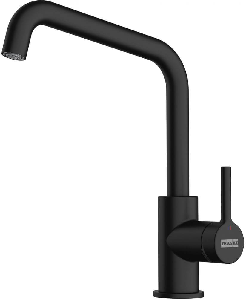 Franke Lina rubinetto da cucina verticale nero 115.0728.474
