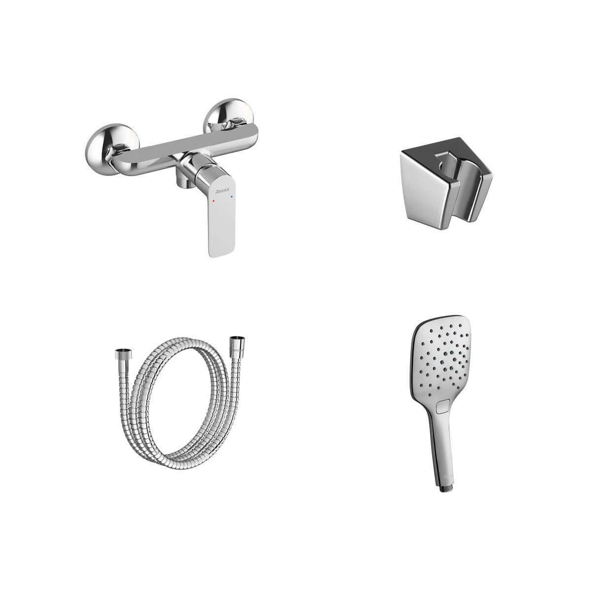 Ravak Classic rubinetto per doccia a parete cromo X07S118
