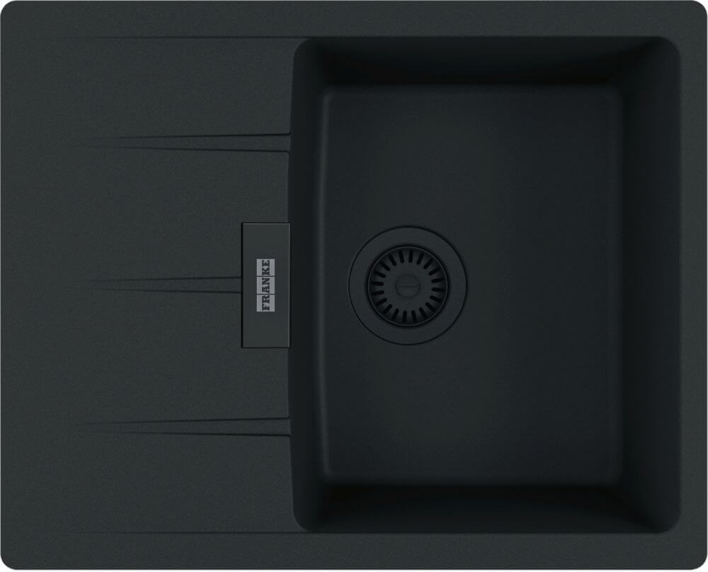 Franke Centro lavello in granito 62x50 cm nero 114.0757.388