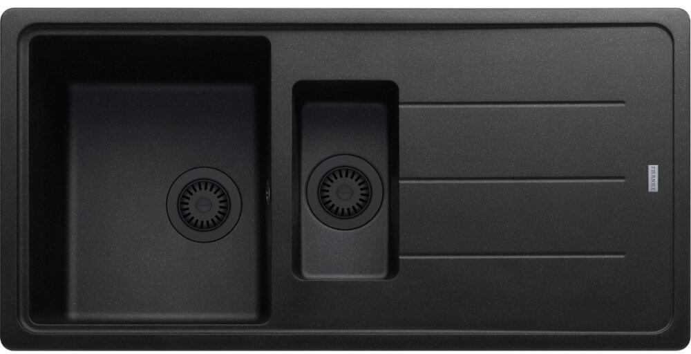 Franke Basis lavello in granito 97x50 cm grigio/grafite/inox 114.0741.191