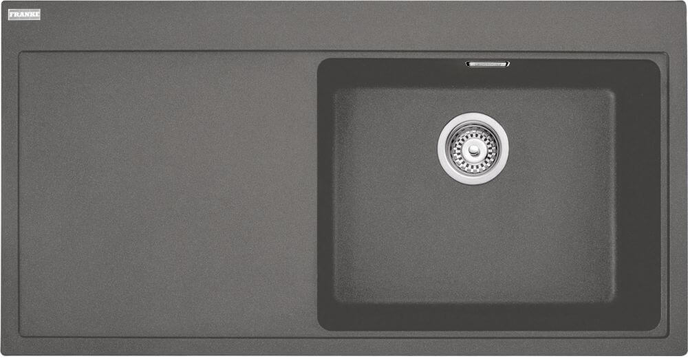 Franke Mythos lavello in granito 100x51.5 cm grigio/grafite/inox 114.0743.107