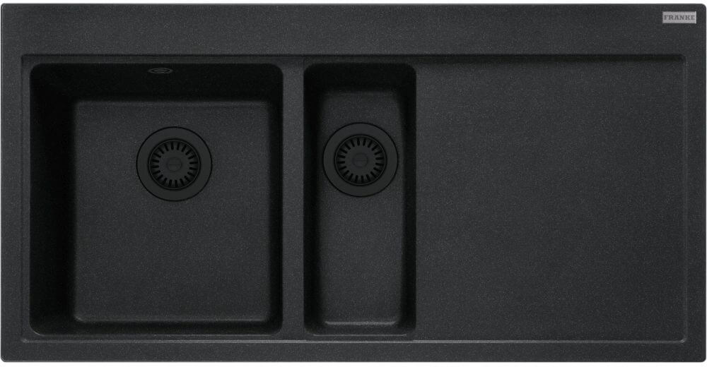 Franke Mythos lavello in granito 100x51.5 cm grigio/grafite/inox 114.0743.119