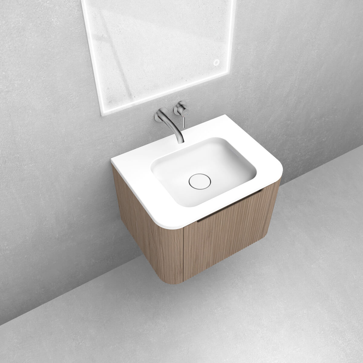 Set armadietto Oltens Hamnes 60022060, lavabo Oltens Hamnes 40212900