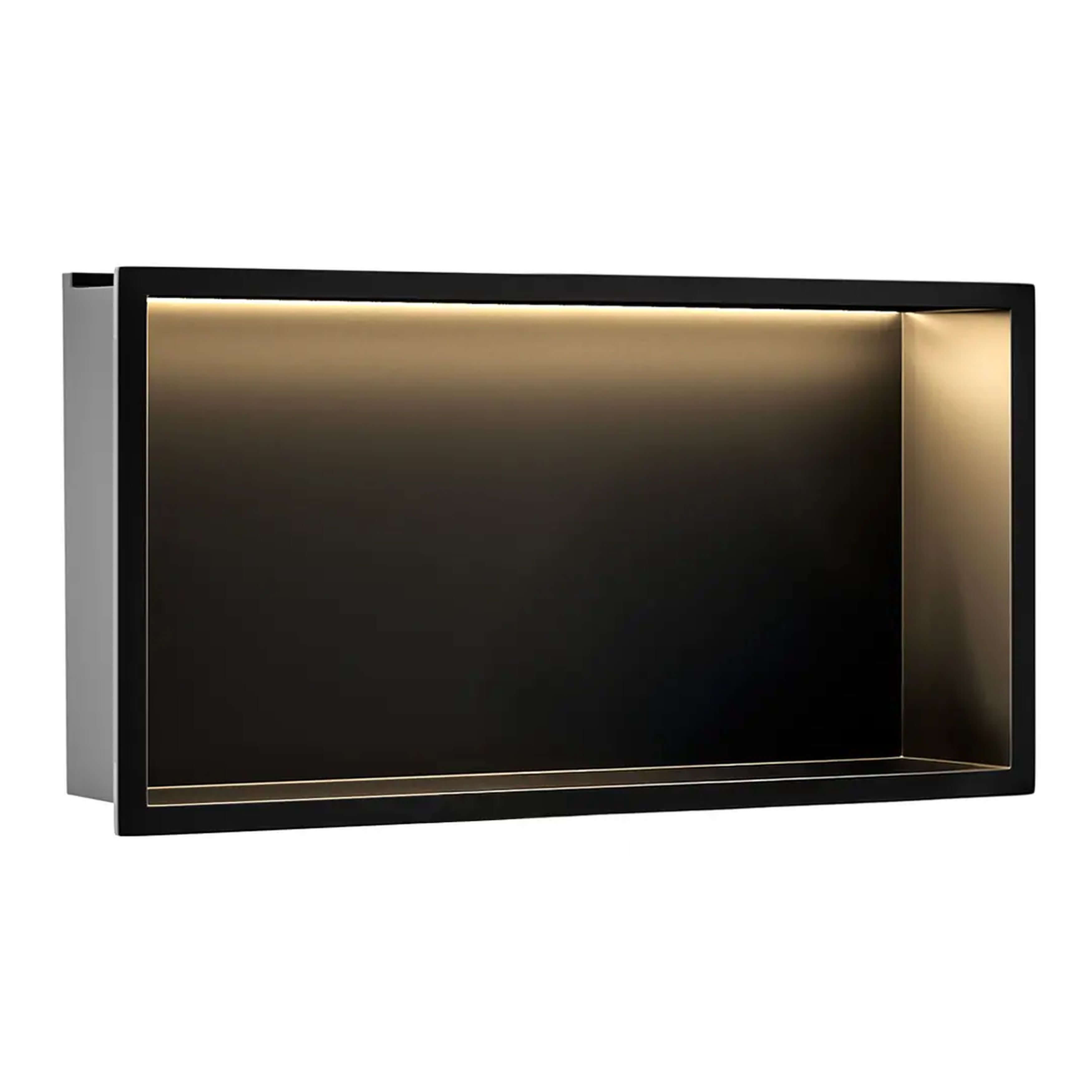 Rea mensola per nicchia 63 cm nero REA-08541