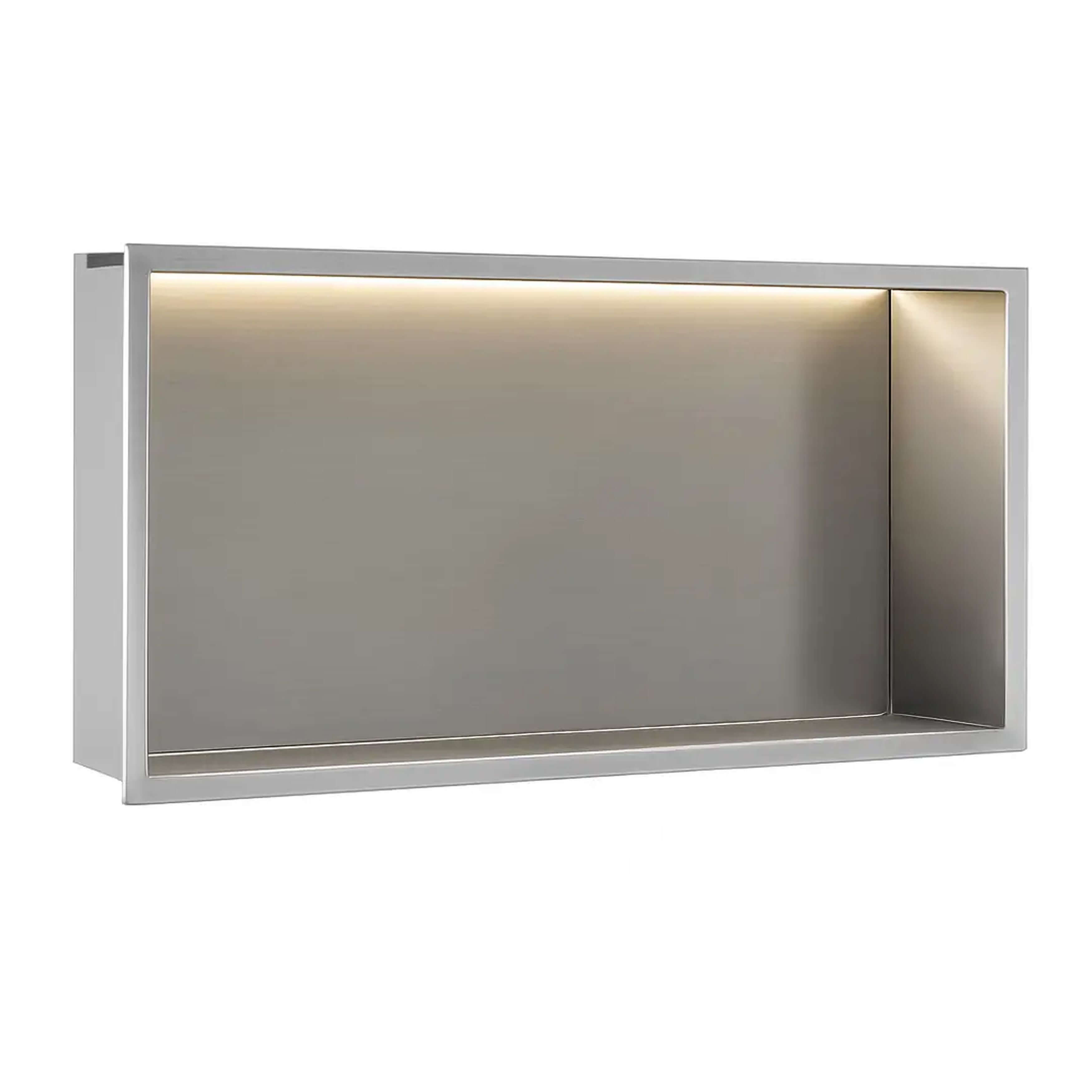 Rea mensola per nicchia 63 cm acciaio REA-08544