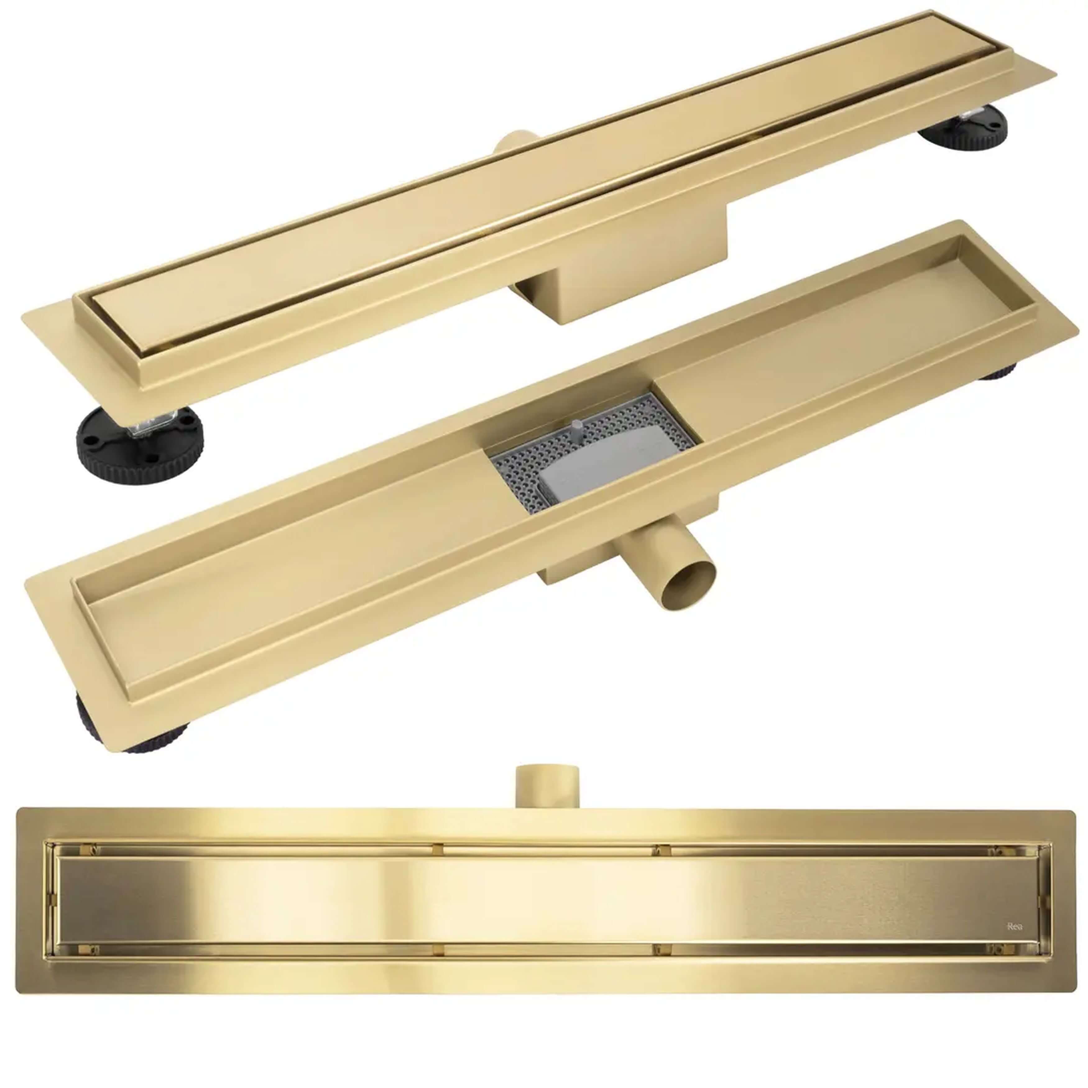 Rea Neox canalina lineare 90 cm oro REA-G4895
