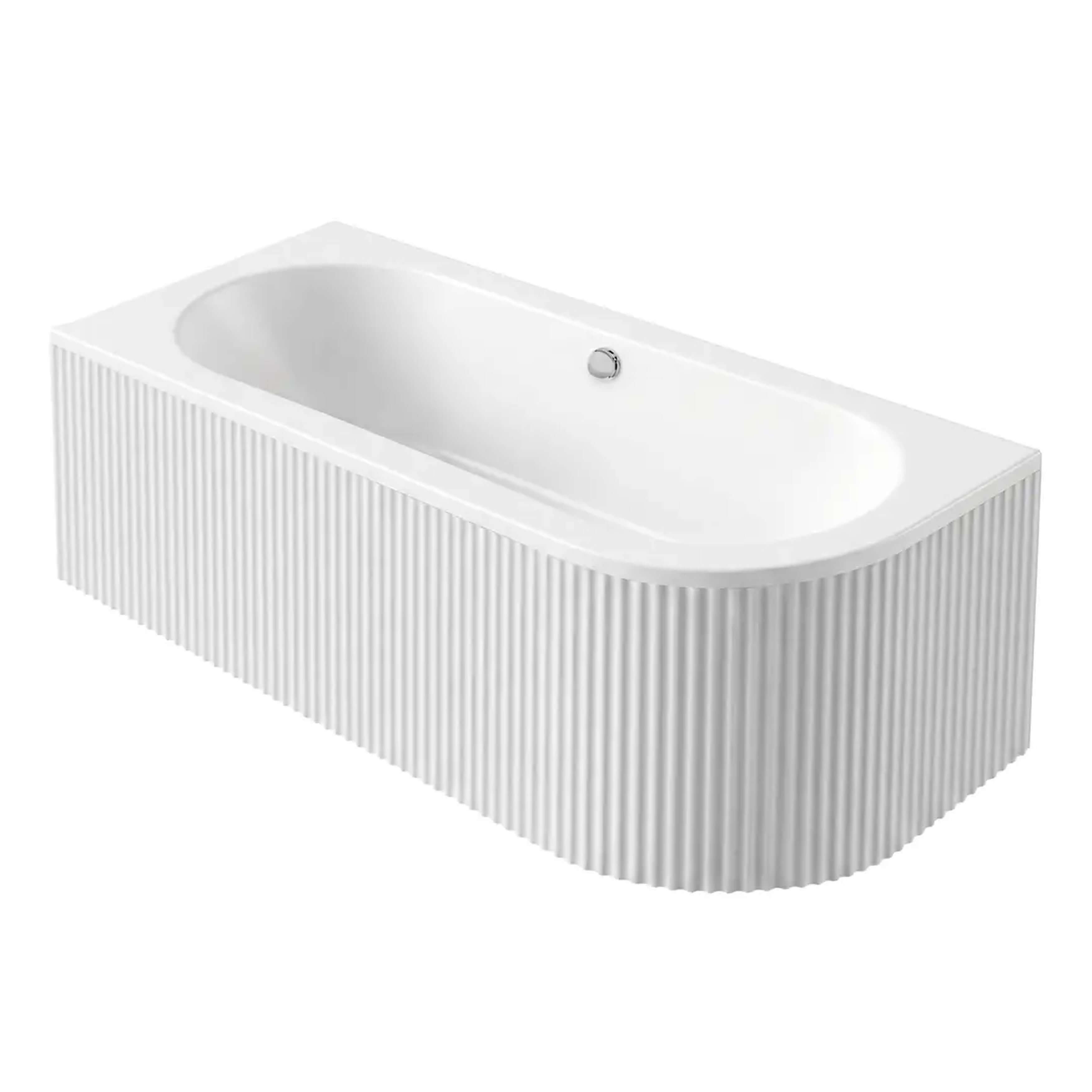 Rea Orion vasca da bagno angolare 159.5x75 cm bianco REA-W0072
