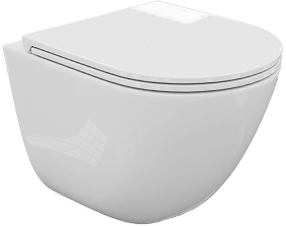 LaVita Monobowl 3.0 vaso wc con copriwater a discesa lenta sospeso senza brida bianco lucida 5900378343486