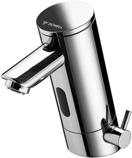 Schell Puris rubinetto per lavabo verticale elettronico cromo 012150699