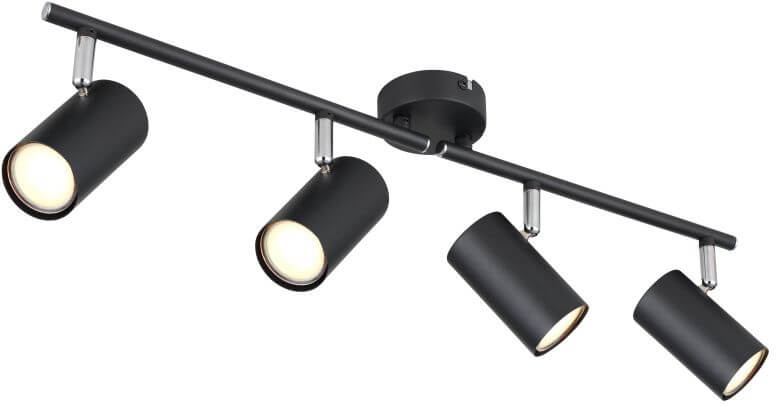 Globo Lighting Allvi lampada da soffitto 4x25 W nero 57914-4