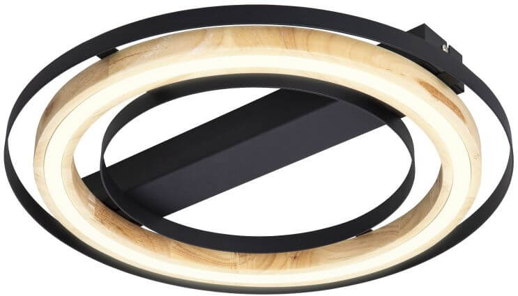 Globo Lighting Rilas plafoniera 1x21 W nero 62374608X
