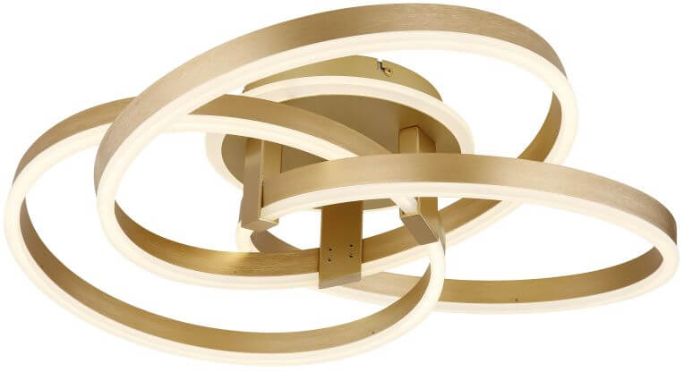 Globo Lighting Herwig lampada da soffitto 1x56 W oro 67163-56G