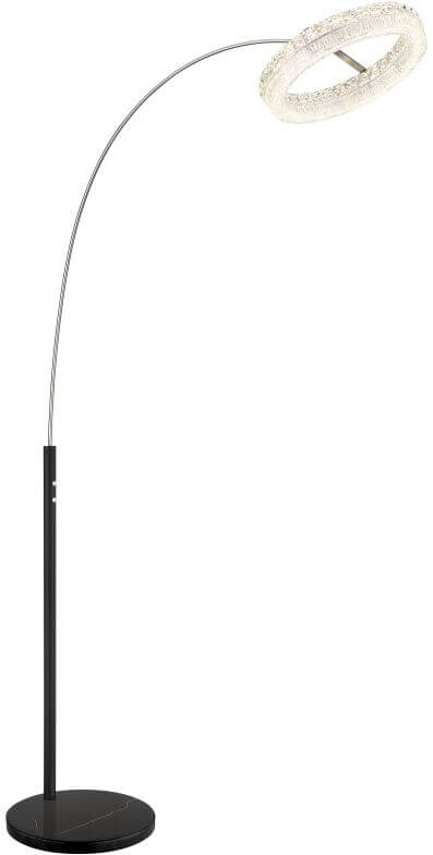 Globo Lighting Laurel lampada da terra 1x24 W nero 67387S