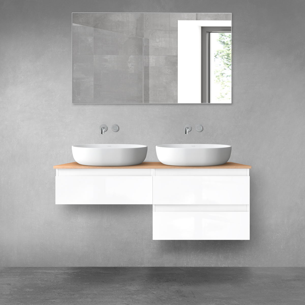 Set armadietto Oltens Vernal 60002000, armadietto Oltens Vernal 60009000, 63019060