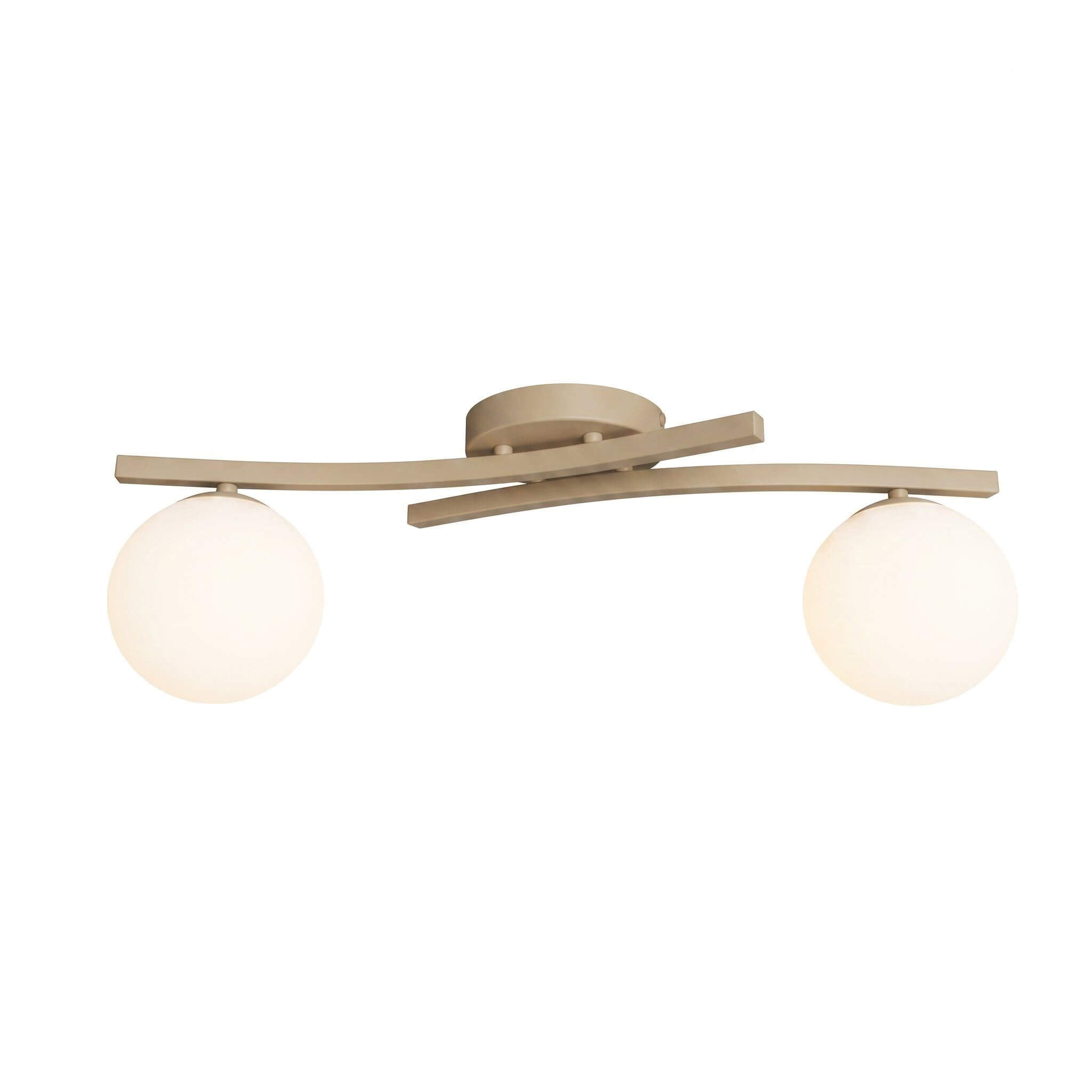 Emibig Opus lampada da soffitto 2x10 W marrone 1782/2