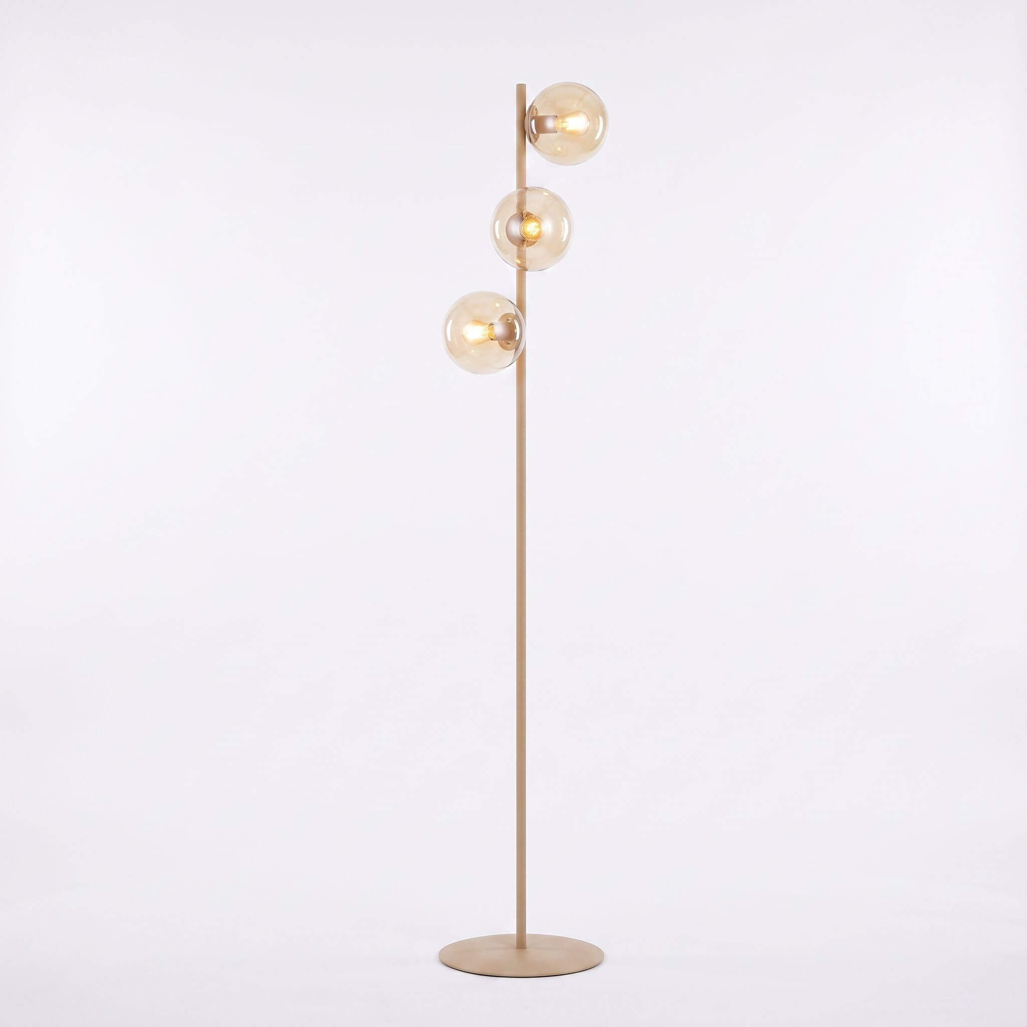 Emibig Magnus lampada da terra 3x10 W beige 1641/LP3