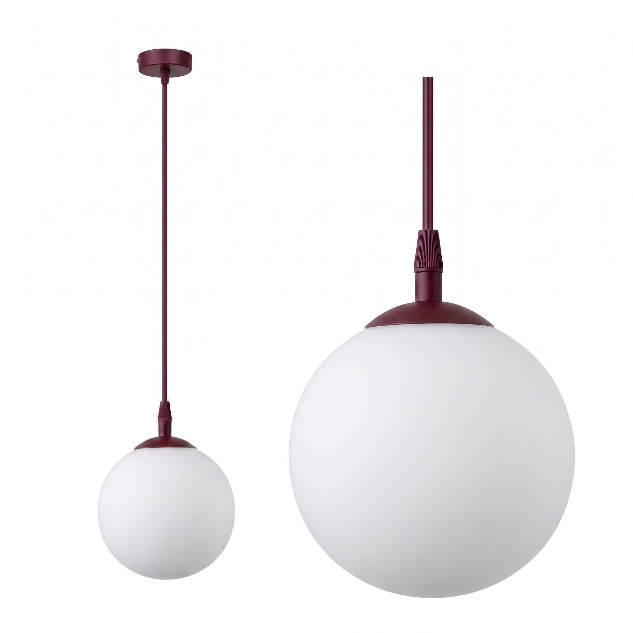 Emibig Cosmo lampada sospesa 1x10 W borgogna 1789/1