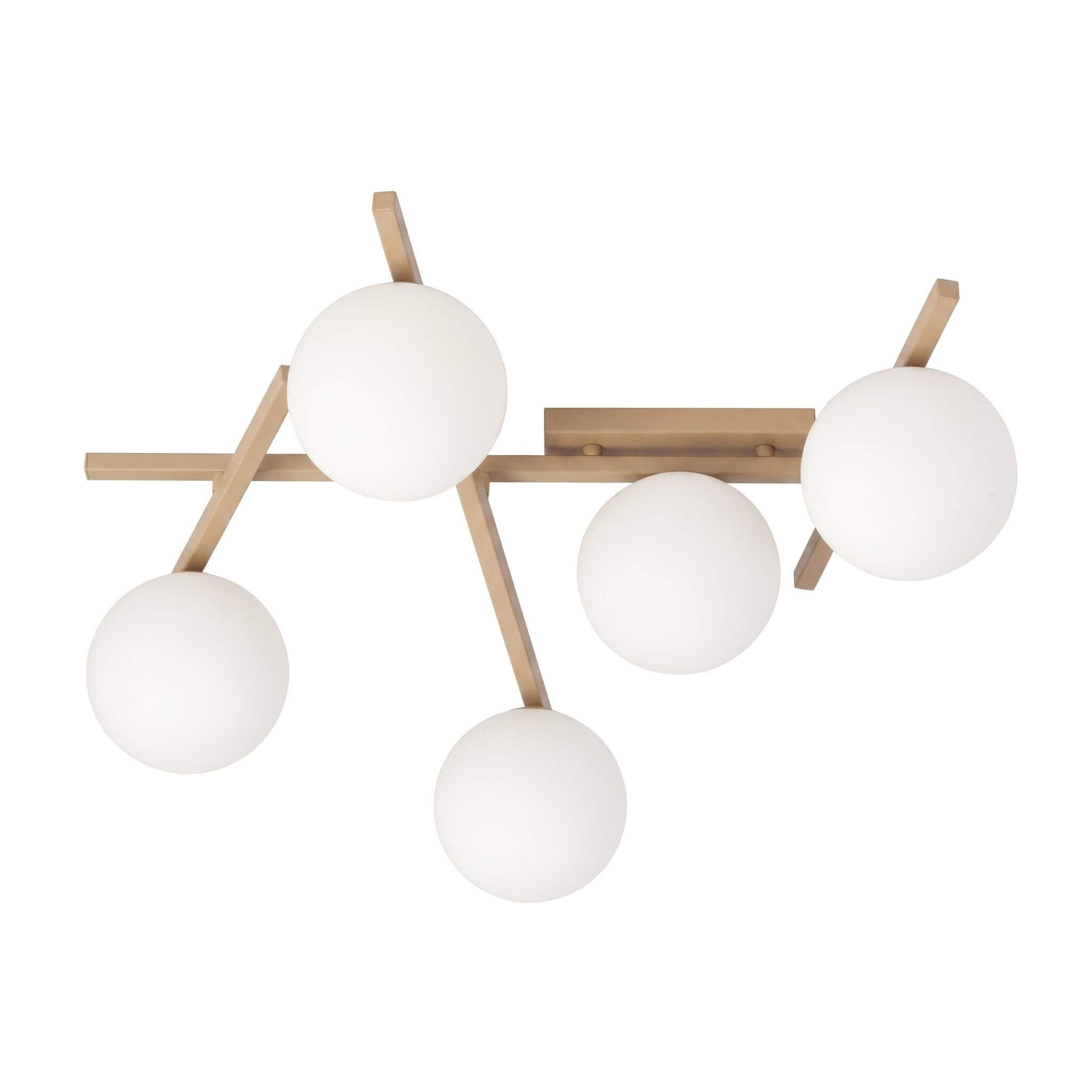 Emibig Smart lampada da soffitto 5x10 W bianco-beige 1793/5