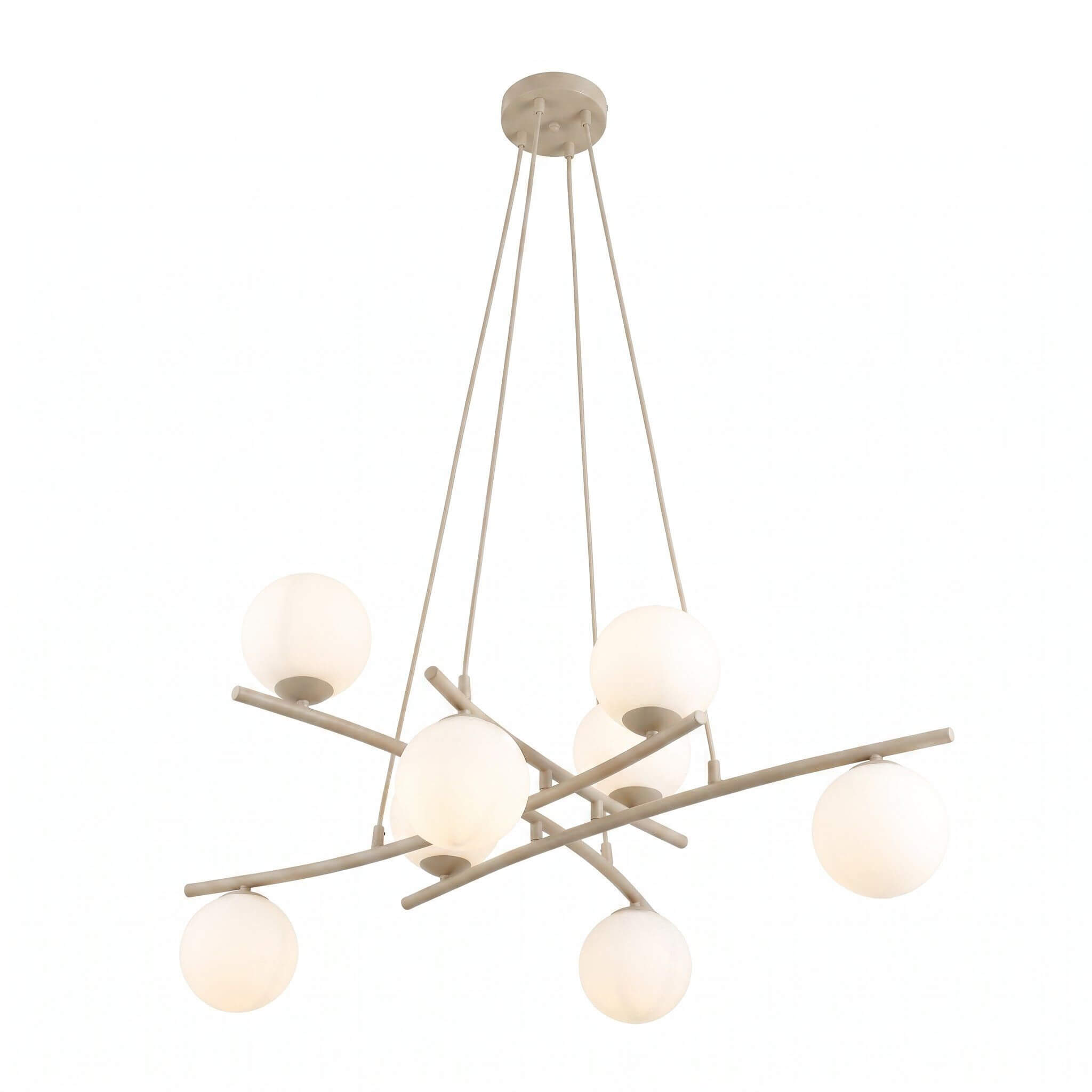 Emibig Essa lampada sospesa x10 W beige 1797/8