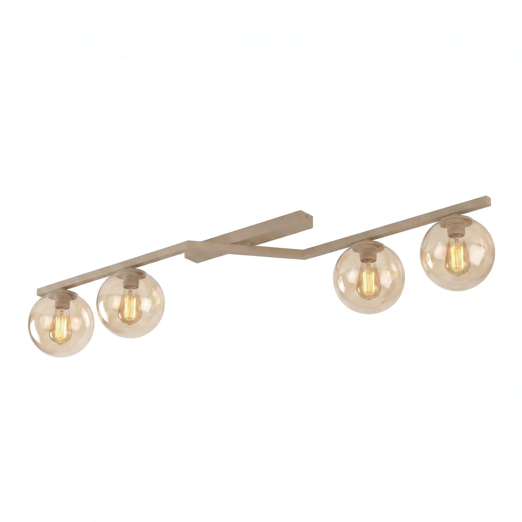 Emibig Naton lampada da soffitto 4x8 W beige 1802/4