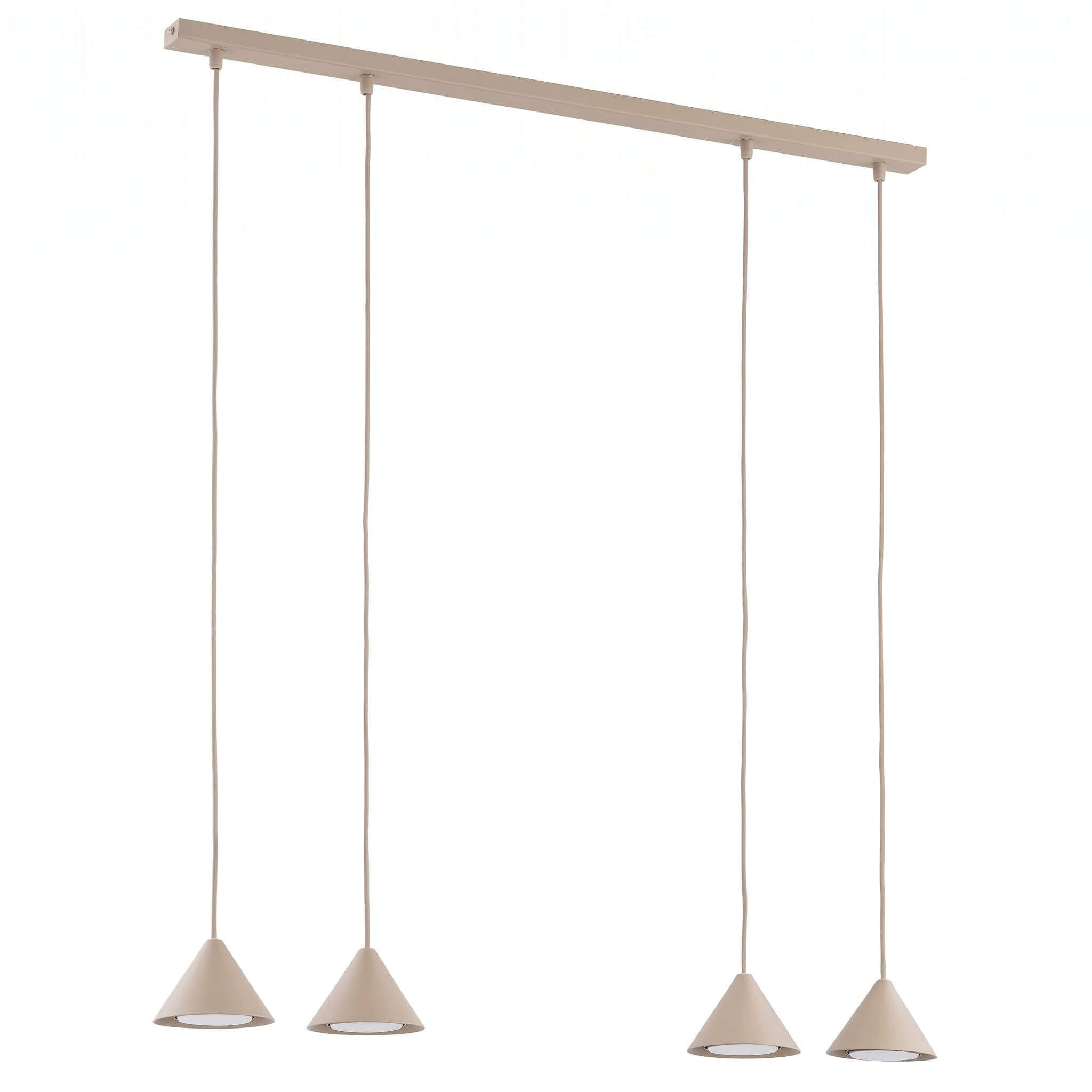Emibig Elit lampada sospesa 4x10 W beige 1812/4