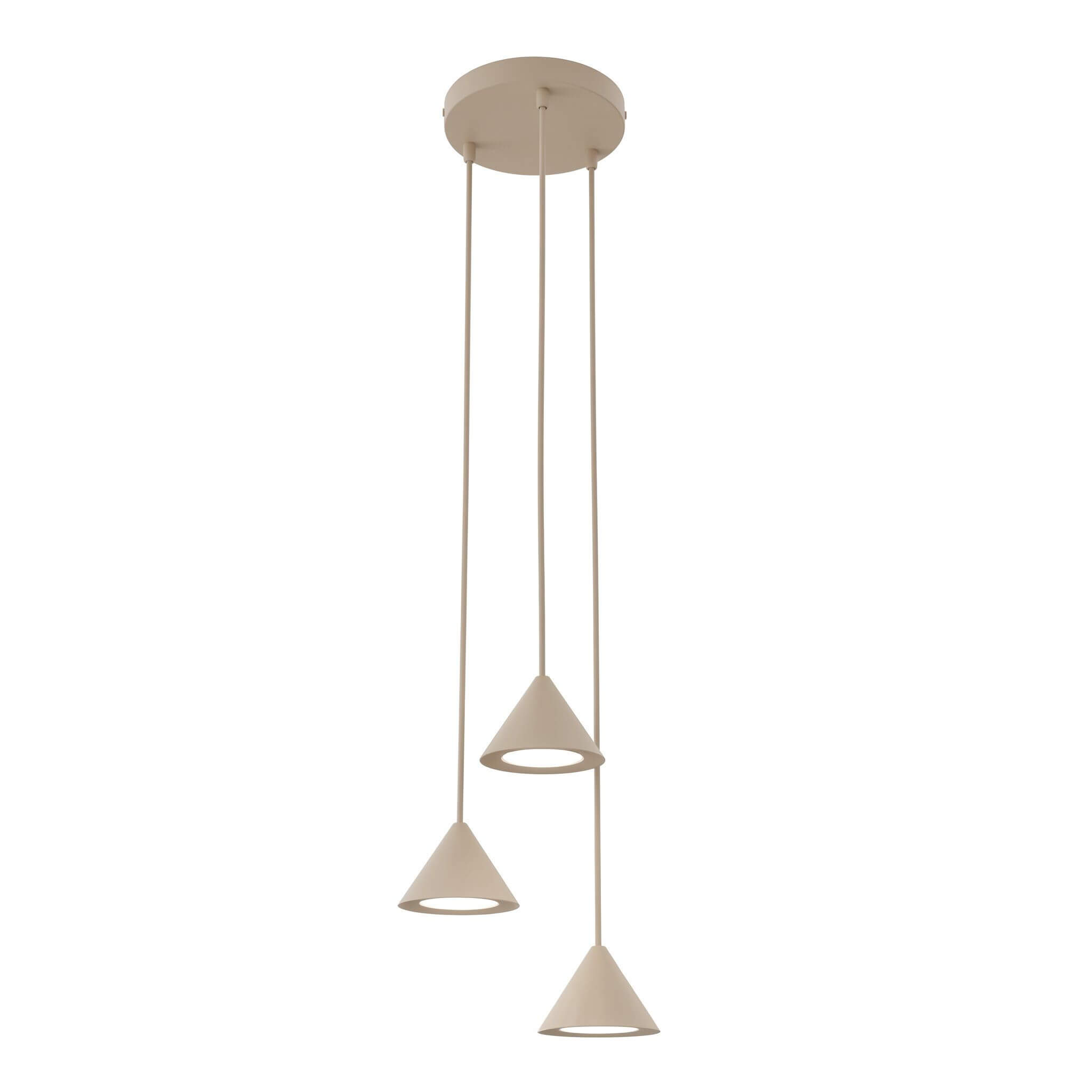 Emibig Elit lampada sospesa 3x10 W beige 1812/3PREM