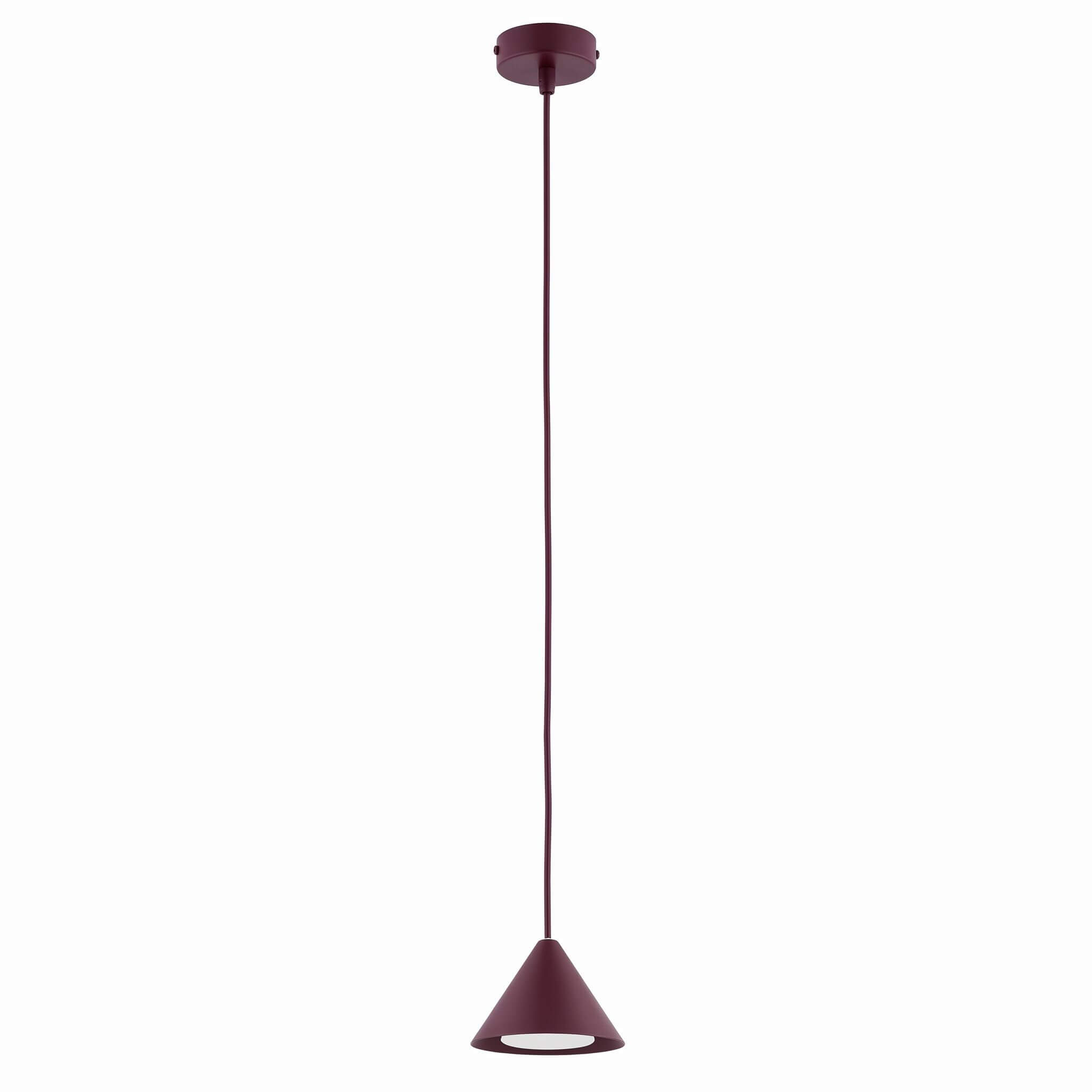 Emibig Elit lampada sospesa 3x10 W borgogna 1813/1