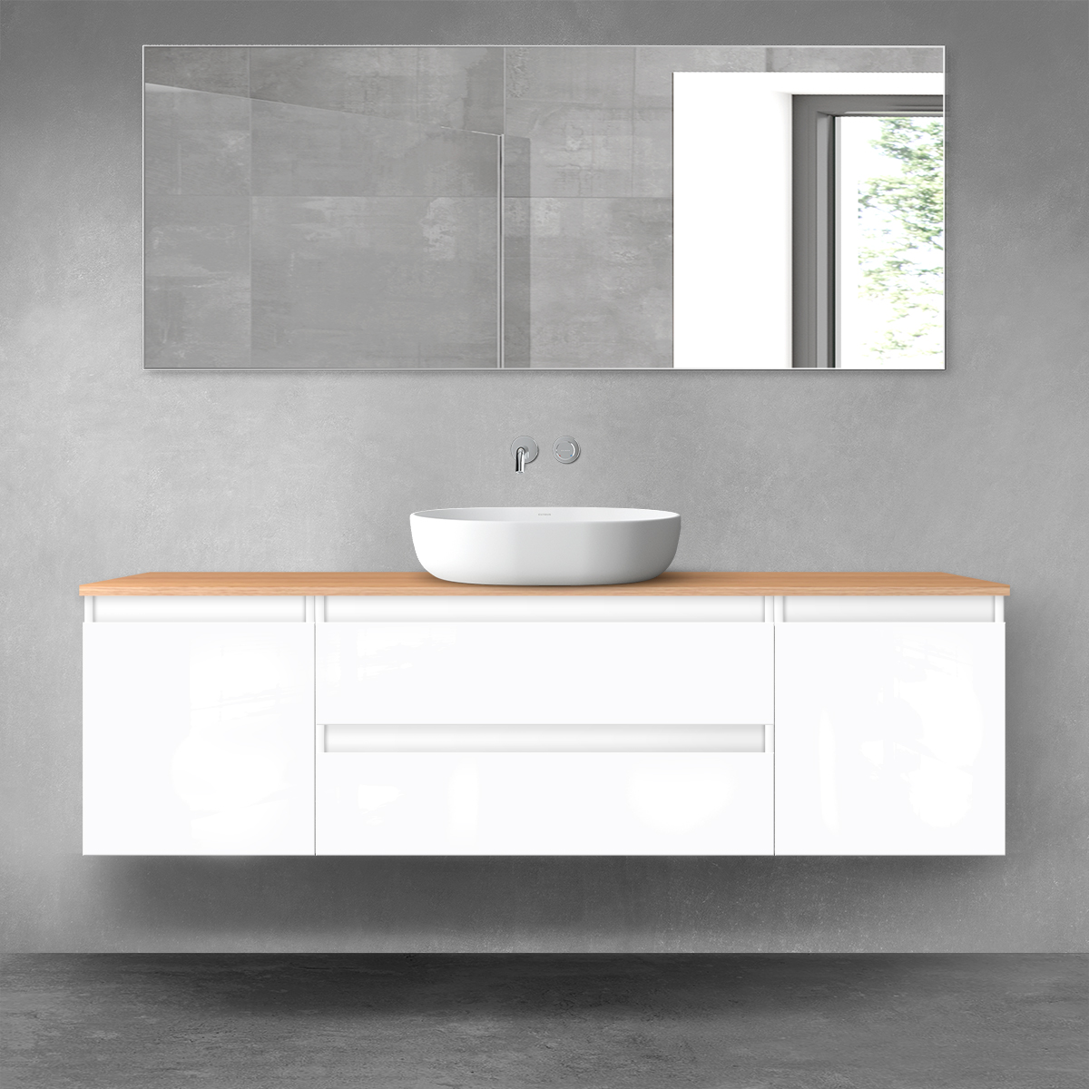 Set armadietto Oltens Vernal 60003000, armadietto Oltens Vernal 60018000, 63020060