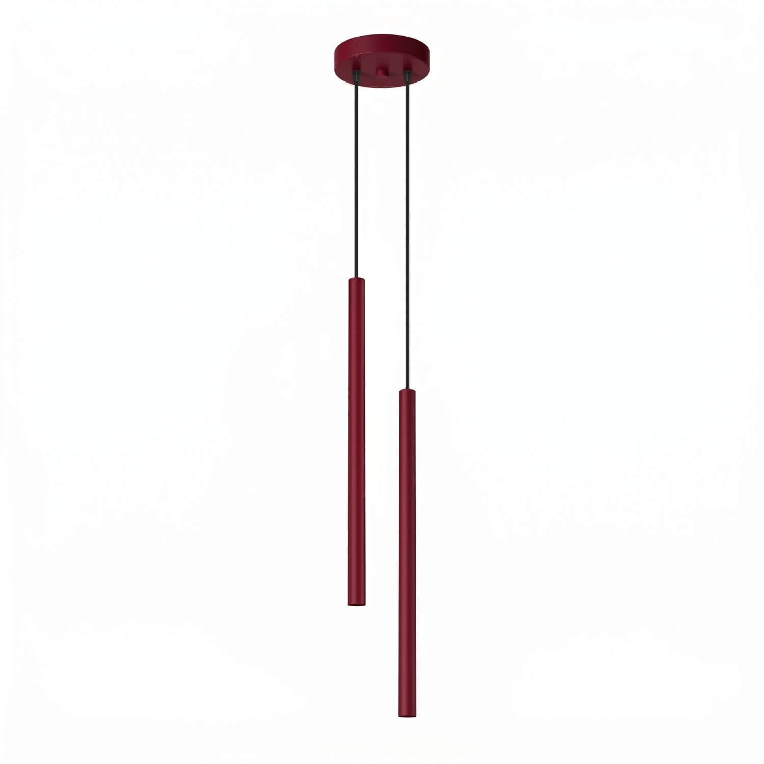 Sollux Lighting Pastelo lampada sospesa 2x8 W nero-borgogna SL.2122