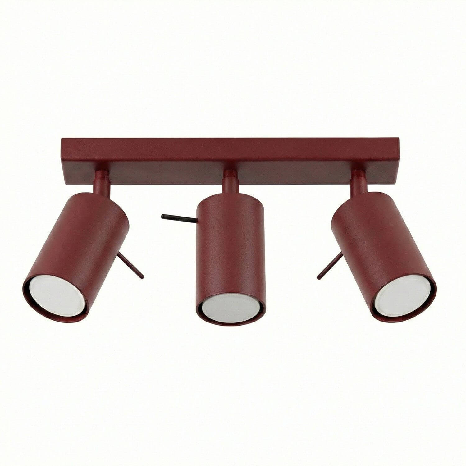 Sollux Lighting Ring lampada da soffitto 3x10 W borgogna SL.2161