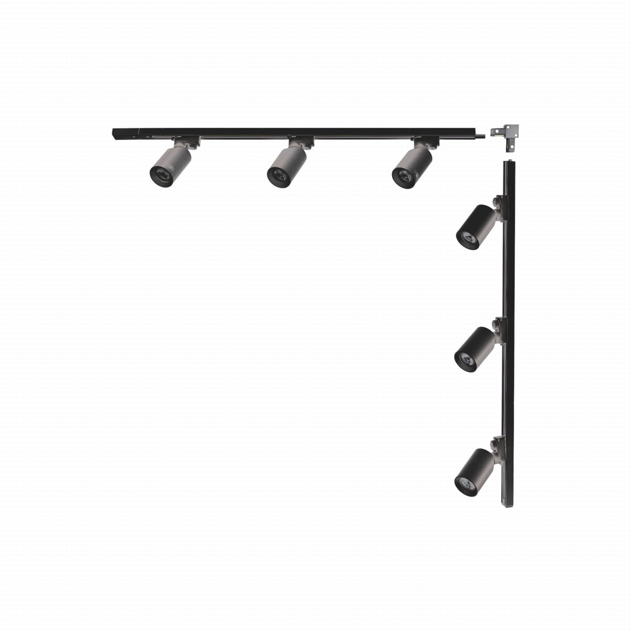 Zuma Line Black set binario e faretti 6x35 W nero 3566