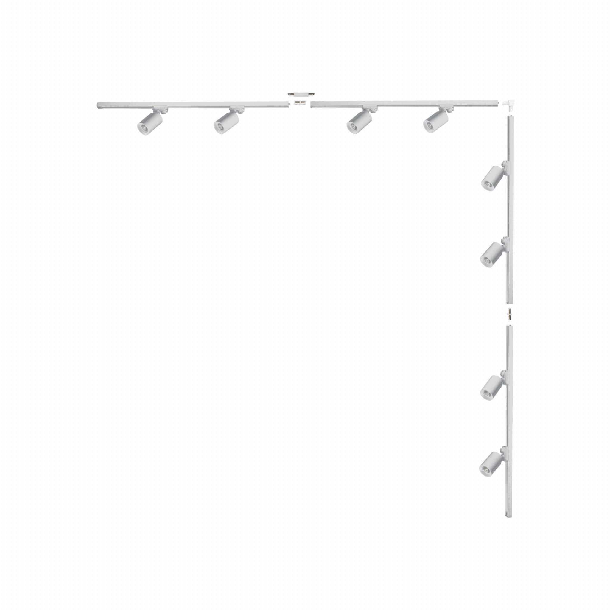 Zuma Line White set binario e faretti x35 W bianco 3585